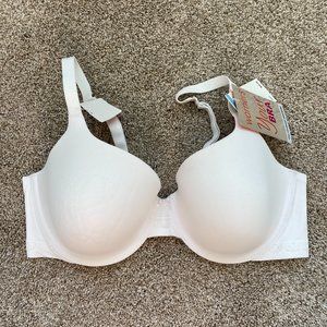 NWT Warner's Full Coverage Underwire Bra, White, 36C